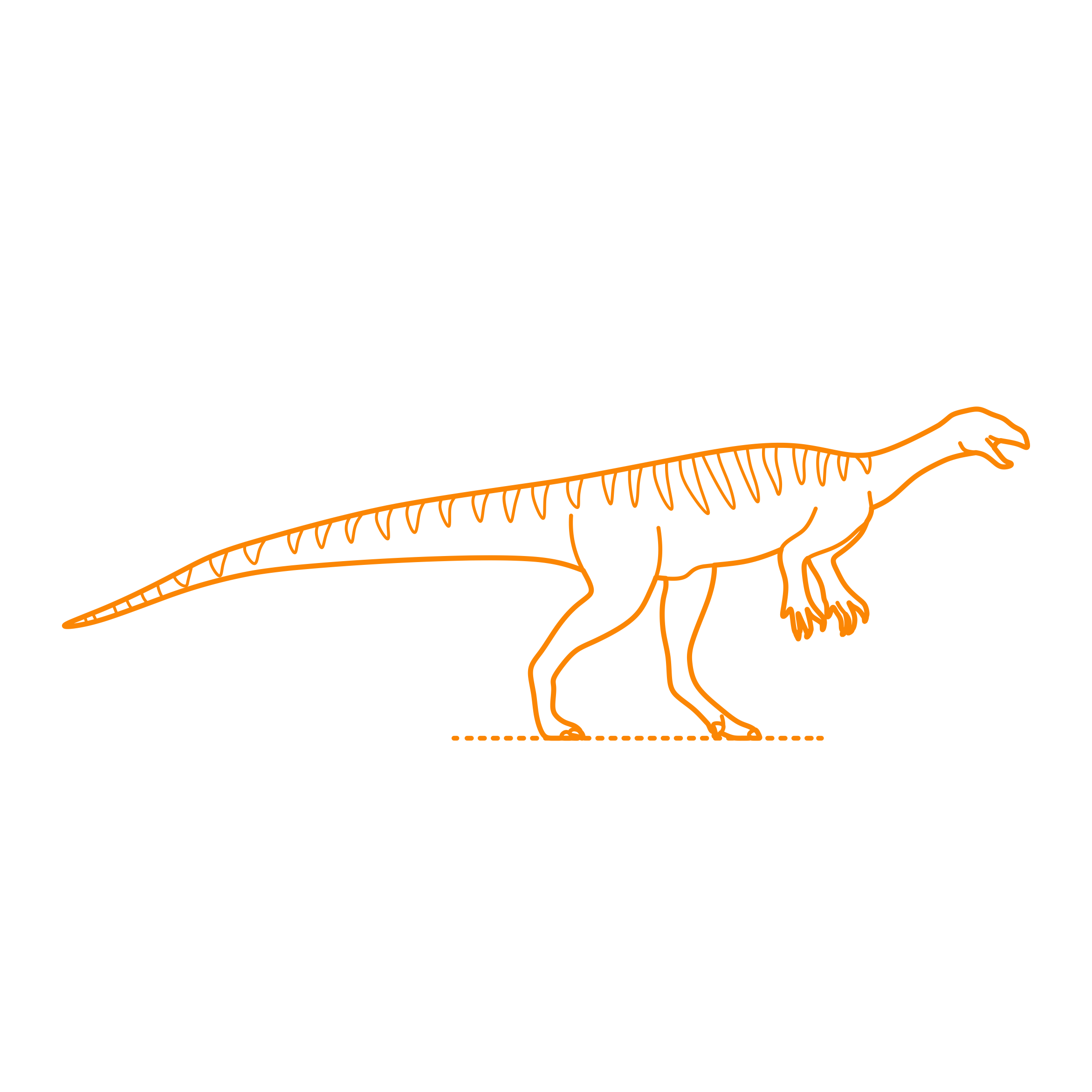 Animals Dinosaurs Thecodontosaurus Tracing Svg Vector Free Vectors